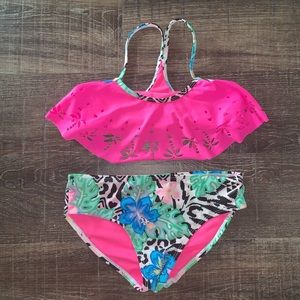 Wonder Nation Girls Bathing Suit 7/8